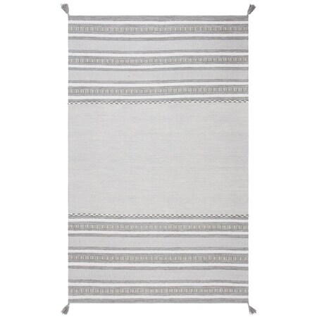 Safavieh 6 x 9 ft. Montauk Hand Woven Rectangle Area Rug Grey & Ivory MTK215F-6